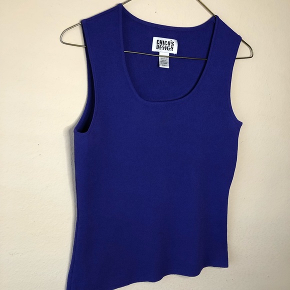 DONATED Chico’s Design Purple Shell - Picture 2 of 12